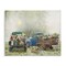 Stupell Industries Rustic Trucks with Country Flowers Canvas By Nan
